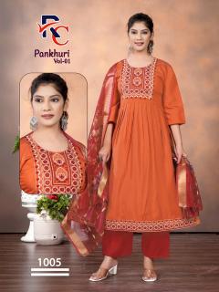 Desi kudi pankhuri vol 1 designer kurtis wholesaler